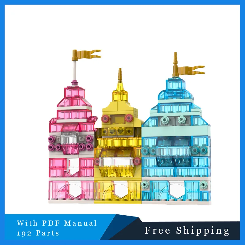 

192 шт. средневековый европейский креативный детский замок, строительные блоки, модель детских комбинированных игрушек «сделай сам», рождественские подарки