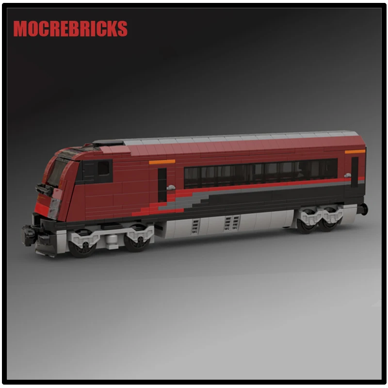 Modern Technical City Convenience Jet train ÖBB Railjet Steam Locomotive Building Blocks Model Puzzle Kid's DIY Toys Gifts