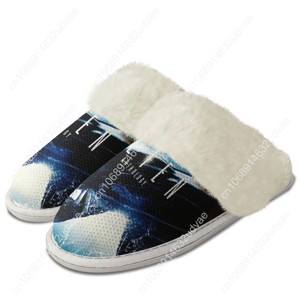 

Alien Plush Slippers Keep Warm Shoes Hot Movies Mens Womens Home Cotton Bedroom Customized Thermal Lightweight Slipper DIY