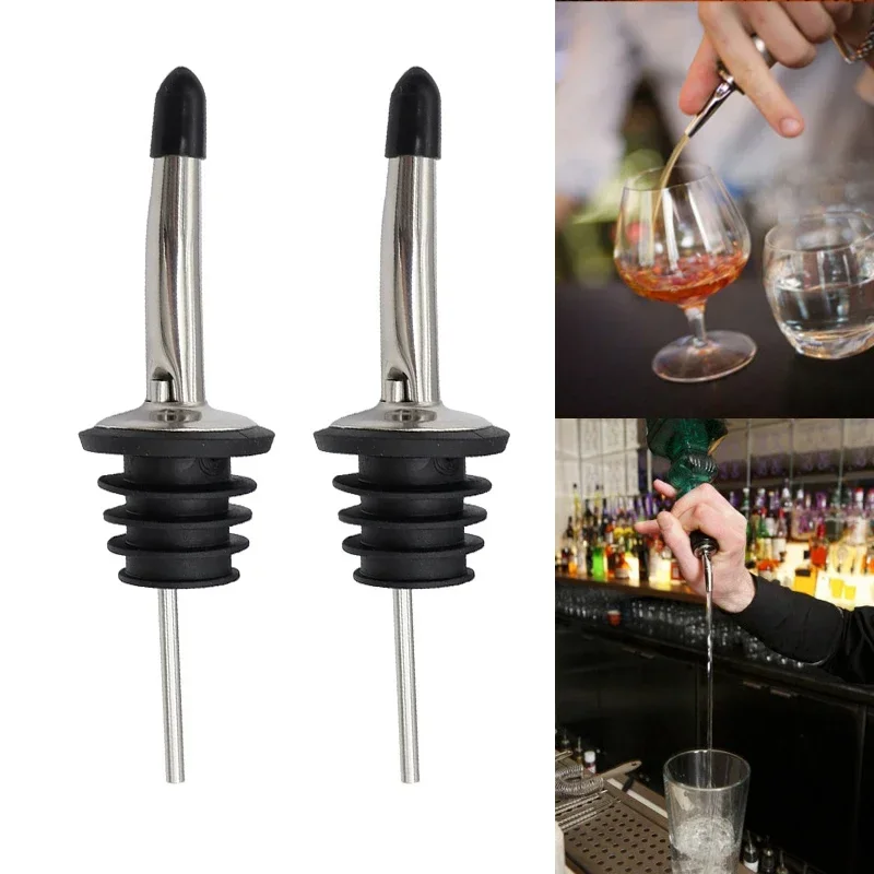 Oil Bottle Stopper Cap Dispenser Sprayer Lock Wine Pourer Sauce Nozzle Liquor Leak-Proof Plug Bottle Stopper Kitchen Bar Tool