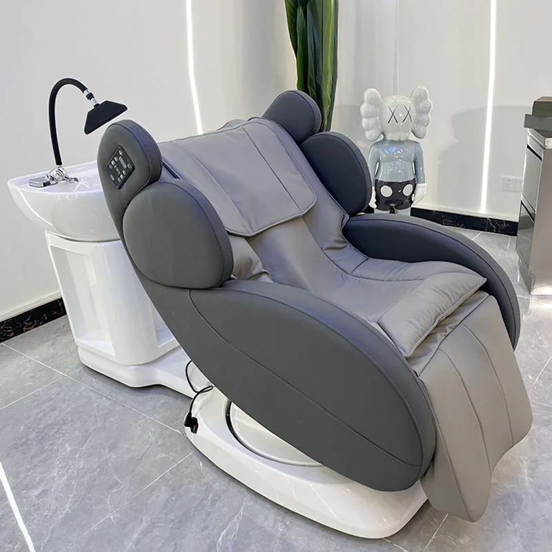 Stretcher Spa for Hair Shower Chair Mobility Hairdressing Salon Shampoo Bed Wash Massage Stock Equipment Washing Treatment Thai