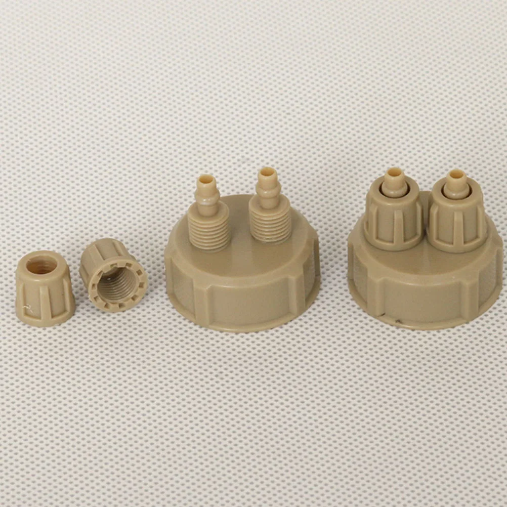 

3 Pcs DIY Bottle Cap Carbon Dioxide Regulator Light Brown Portable CO2 Reactor Aquarium Accessory Wear Resistant Diffuser High