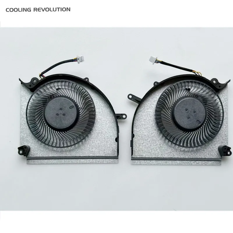 New Original Laptop CPU GPU Cooling Fan For MSI Raider GE78 GP78 HX MS-17S2 17S1 PABD1A010SHL N508 PABD1A010SHR N507 0.6A 12VDC