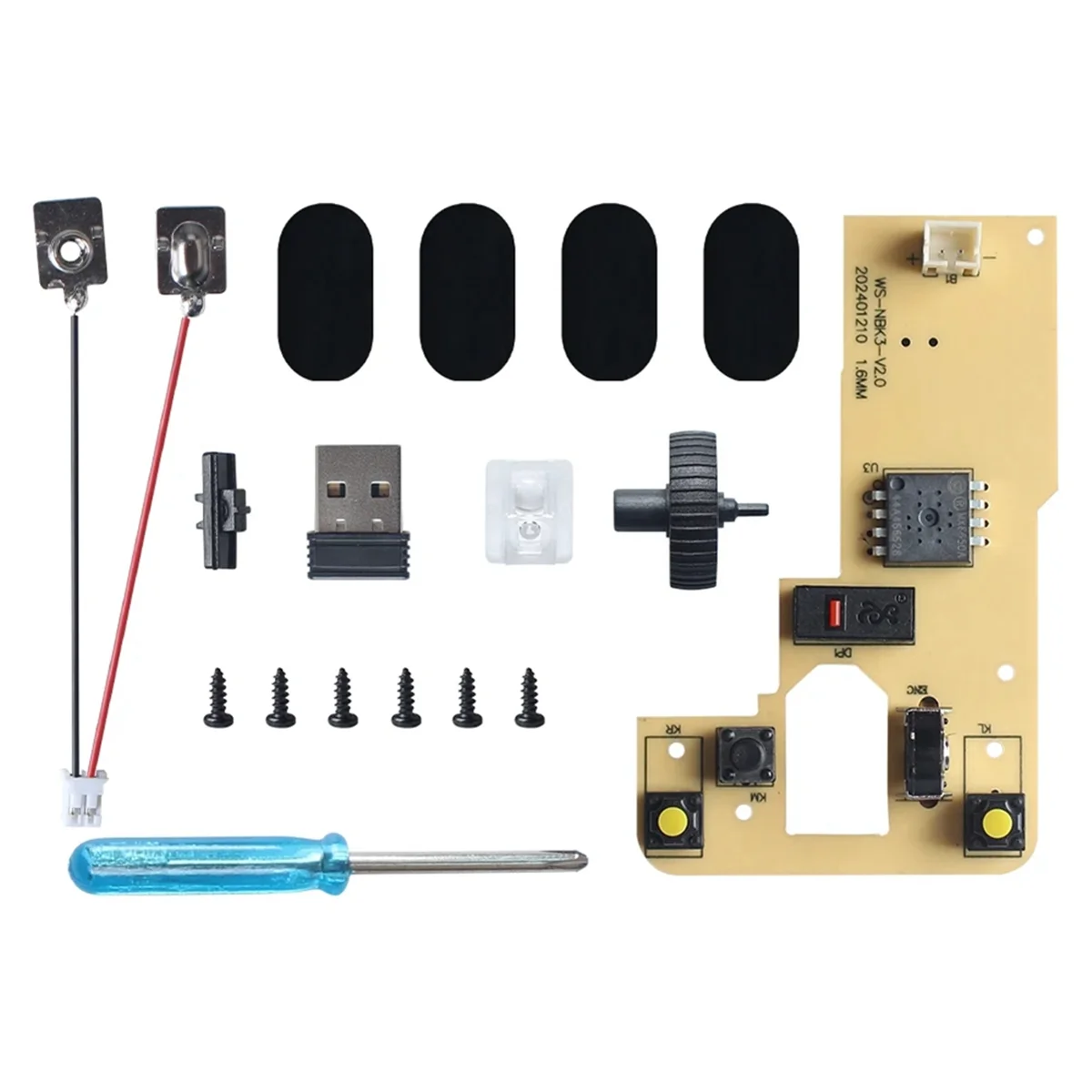 For Bambu Lab 3D Printing Wireless Mouse DIY Creative Model 3D Printer Parts Computer Parts