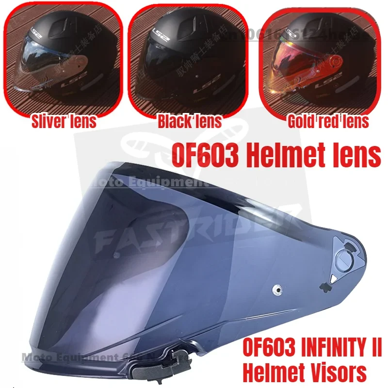 

LS2 OF603 Infinity II Helmet Lens of603 Color Sun Protection UV Protection Helmet Visors of603 Helmet Accessories