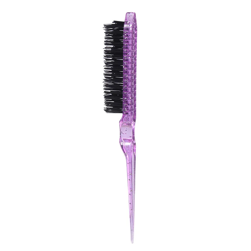 1 Stück Kristall-Haarbürste, zum Kämmen der Seiten- und Rückenpartie der Haare, geeignet für Männer und Frauen als Haaraccessoire. – Detail 10