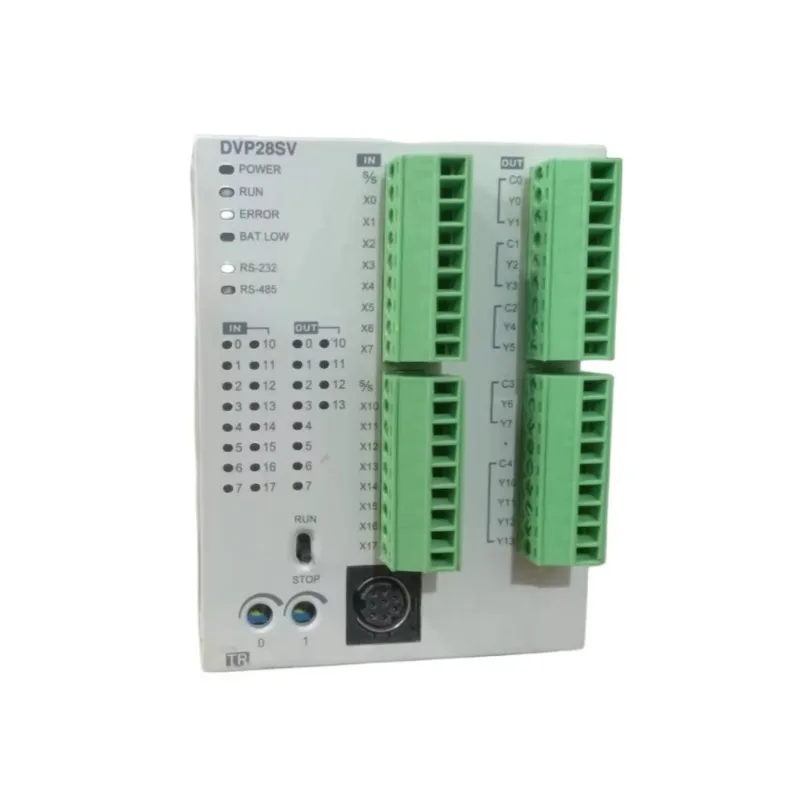 New Original DVP28SV11T2 SV2 PLC 28-Point Programmable Logic Controller 16DI 12DO Transistor Output 24VDC