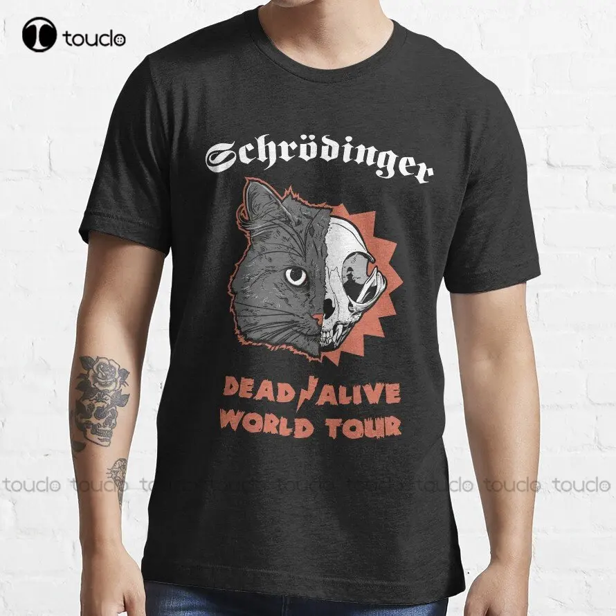 Schrödinger - Dead/Alive World Tour Trending T-Shirt Custom Aldult Teen Unisex Digital Printing Tee Shirts Custom Gift Xs-5Xl