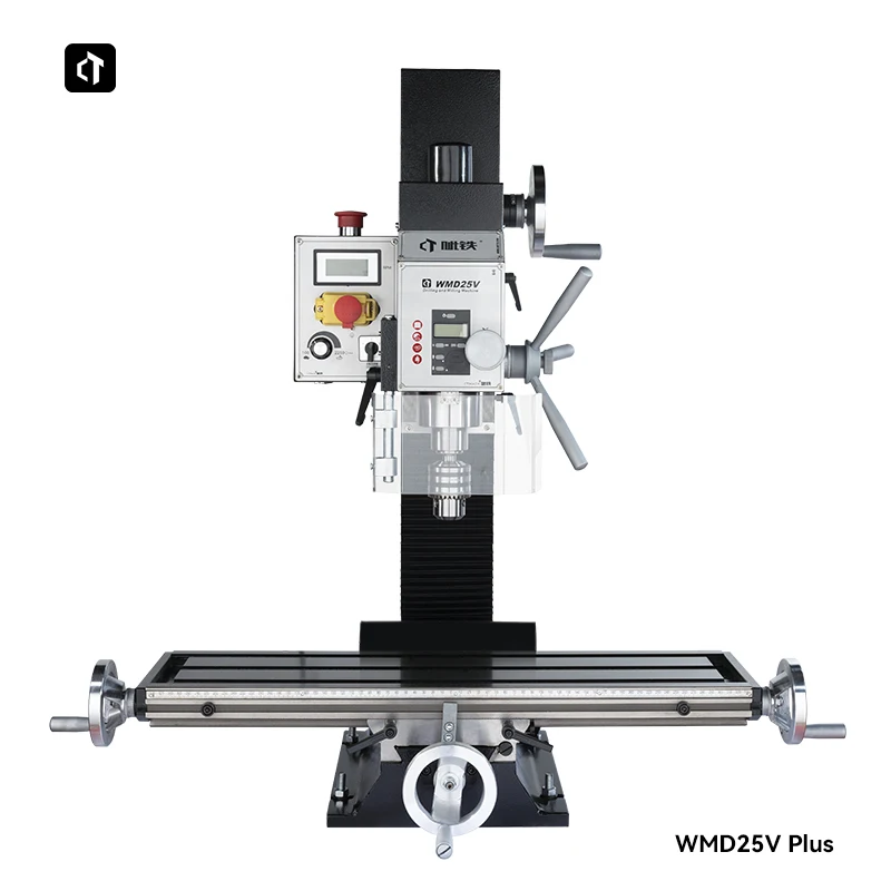WMD25Vplus Milling Machine 1100W Brushless Motor Milling and Drilling Machine 100-2250RPM Variable Speed
