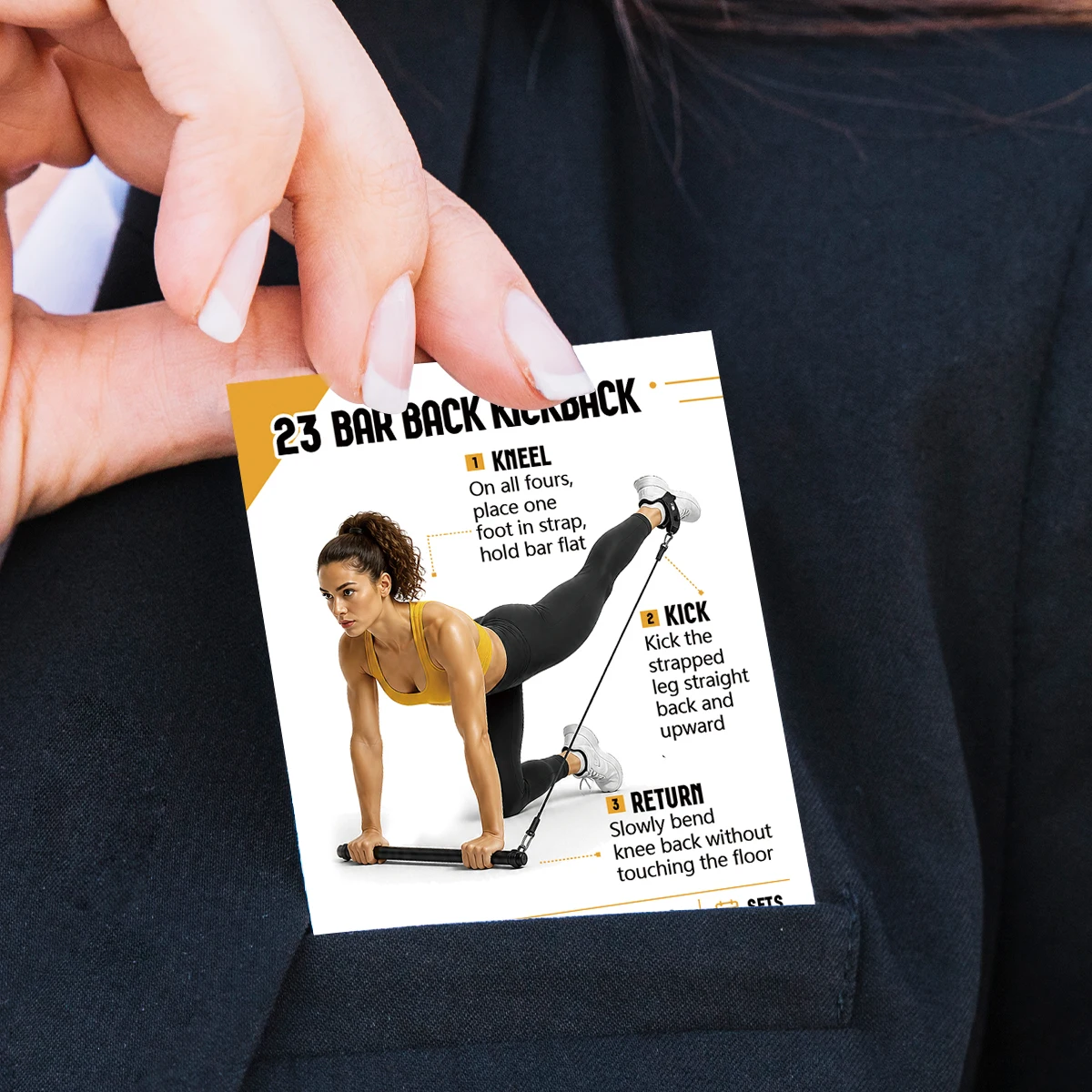 Resistance Band Workout Cards 4