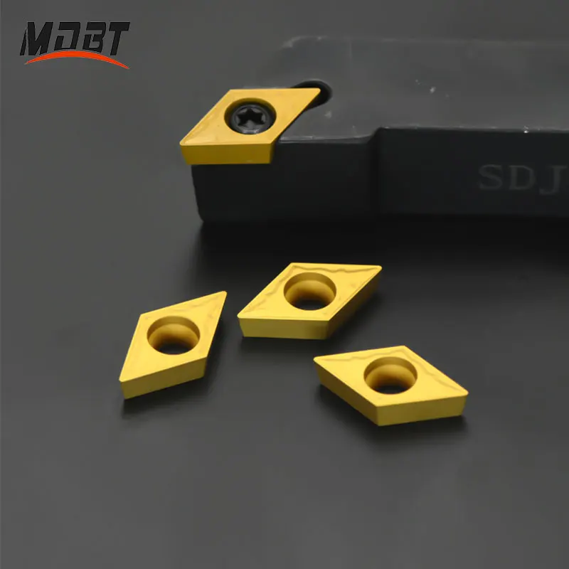 DCMT11T304 DCMT11T308 Ferramenta de torneamento externo DCMT Ferramentas de torno de metal Inserções para inserções de aço inoxidável e aço