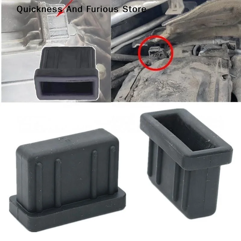 【MO】4PCS Radiator Rubber Mount In The Engine Compartment 17111712911 For E32 735i 735iL 750iL 1992 Year