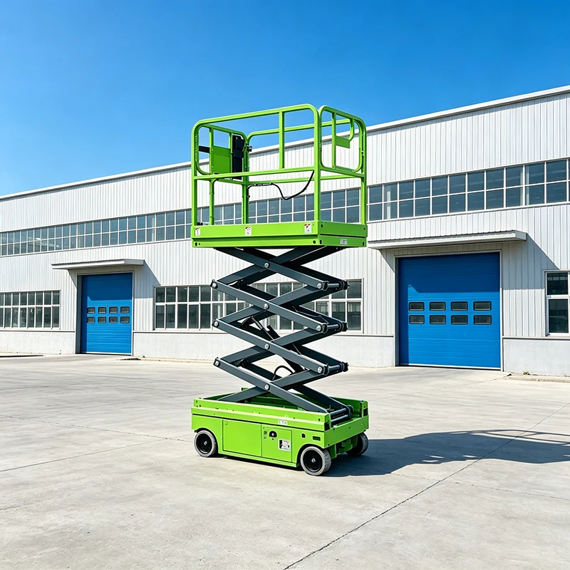 Electric Hydraulic Lift, Integrated Mobile Scissor Table with Manual Backup Function for Modern Workshops