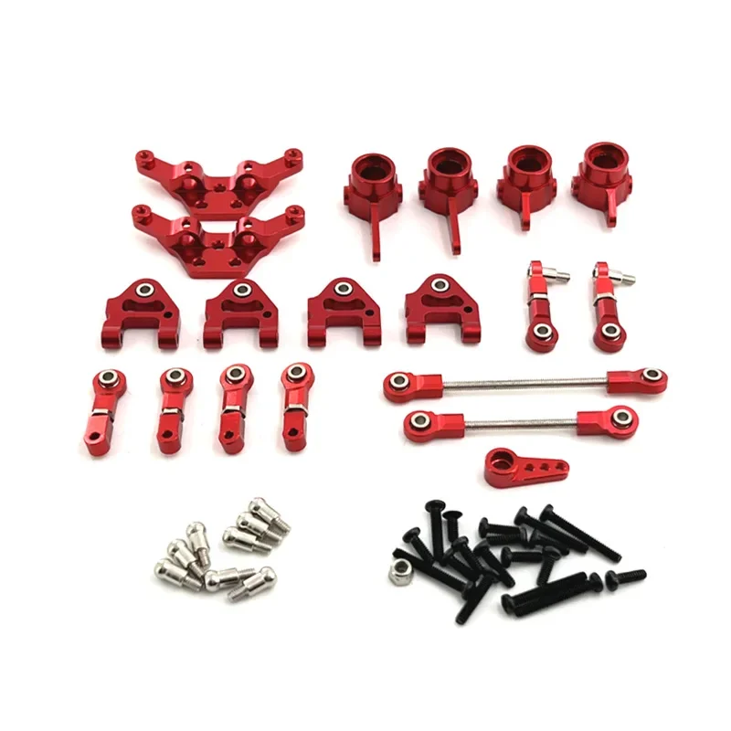 For Wltoys 284161 284010 284131 K989 k979 K969 P929 P939Metal Upgrade Parts Kit Steering Cup 1/28 RC Car Upgrade Accessories Set