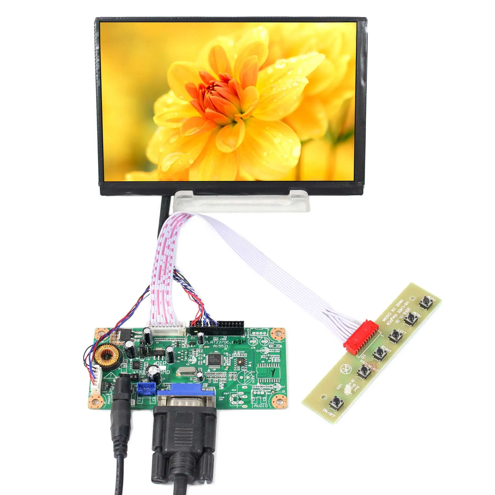 

VGA LCD Controller Board RT2270C-A work for 7" N070ICG-LD1 1280X800 LCD Screen