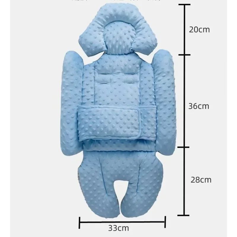 Universal Stroller Pad Baby Carriage Cushion Fits Most Models Soft Cotton Pram Mat for Infant
