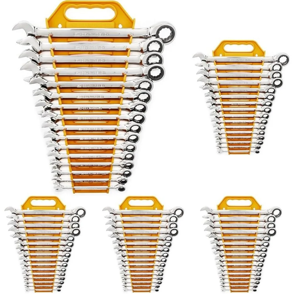 GEARWRENCH Set di chiavi combinate a cricchetto da 16 pezzi con vassoio |   Metrico |   9416