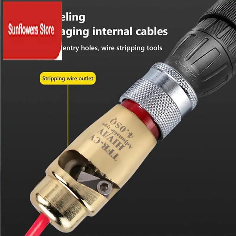 

Electric Wire Stripper Electrician Tool Set,Portable Wire Nuts Twister For Power Drill