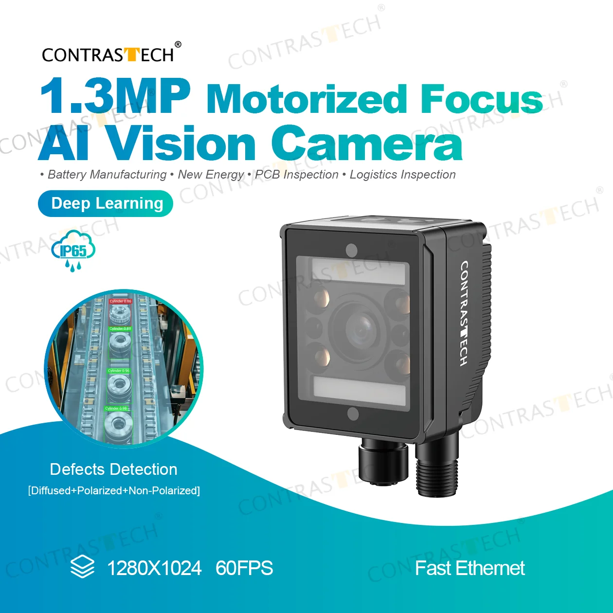 Deep Learning 1.3MP 60fps Automation Imaging Processing HIK Smart AI Vision Camera Sport For Bottle OCR Recognition