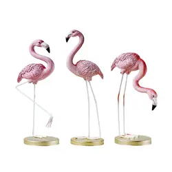 Flamingo Resin Statue Lawn Ornament Decoration Bird Sculpture Garden Figurine for Weddings Pond Flowerbed Housewarming Beach