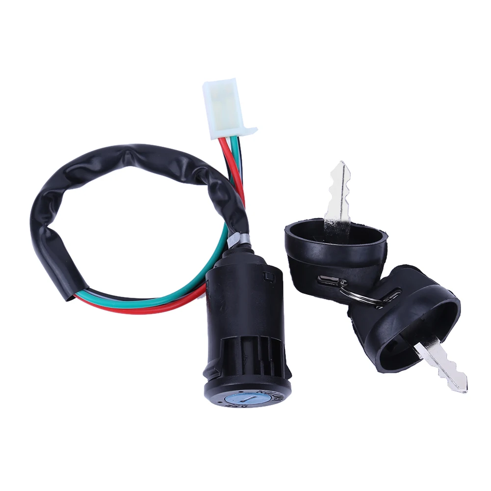 

Key Ignition Switch 4 Wires Lock Motorcycle Accessories 4 Wires Lock Ignition Switch