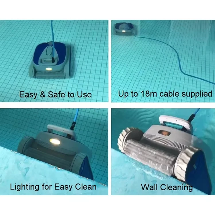 Wall Climb Self Cleaning Automatic Swimming Pool Cleaning Robot Pool Robot Vacuum Cleaner Robotic Pools Cleaners