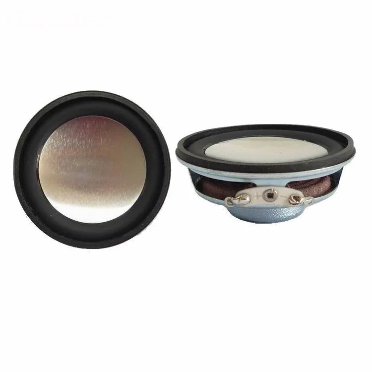3W 4 Ohm/8 ohm optional  2Inch Speaker 50MM Full-range speaker with rubber edge and aluminum cap Horn speaker(1pcs speaker)