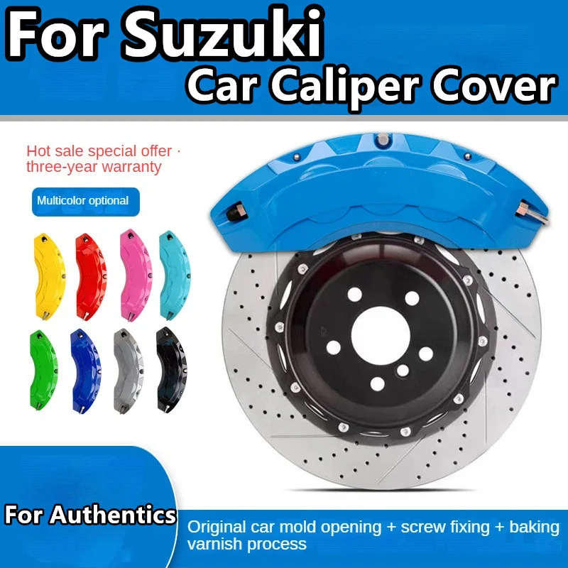 For Suzuki Authentics Brake Caliper Cover Aluminum Alloy Front Rear Wheel Modification Kit Fit 2014