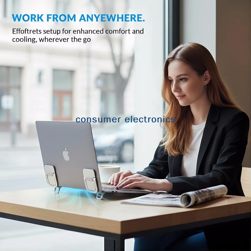 

portableFoldable Laptop Stand Mini Holder Portable Invisible Notebook Bracket Durable Ergonomic for Desk Office Home Use