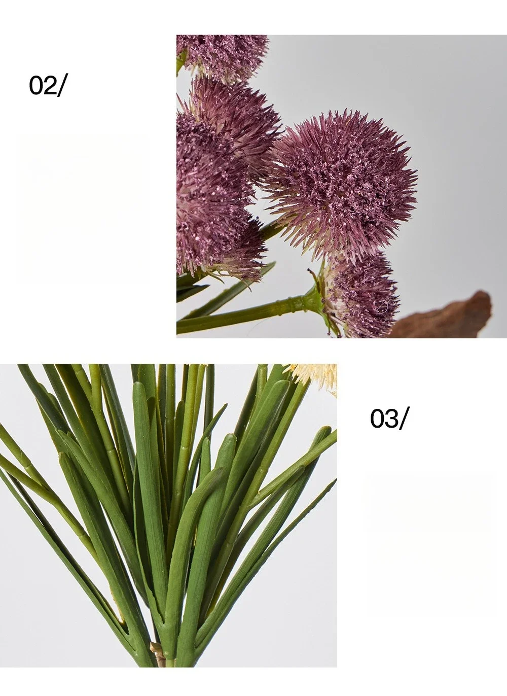 4/5pcs Artificial Flowers Plastic Onion Balls Bouquet Plant Home Decorative Simulation Dandelion Fake Flower Hotel Decoration