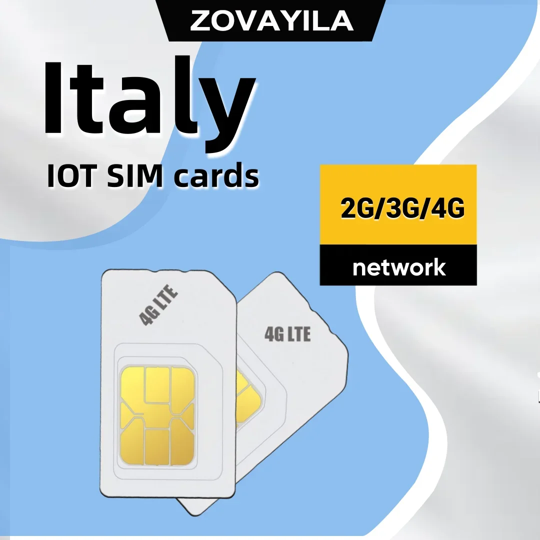 

2G/3G/4G SIM card ZOVAYILA Italy suitable for 5000 kilometers remote intercom without contract or monthly rent