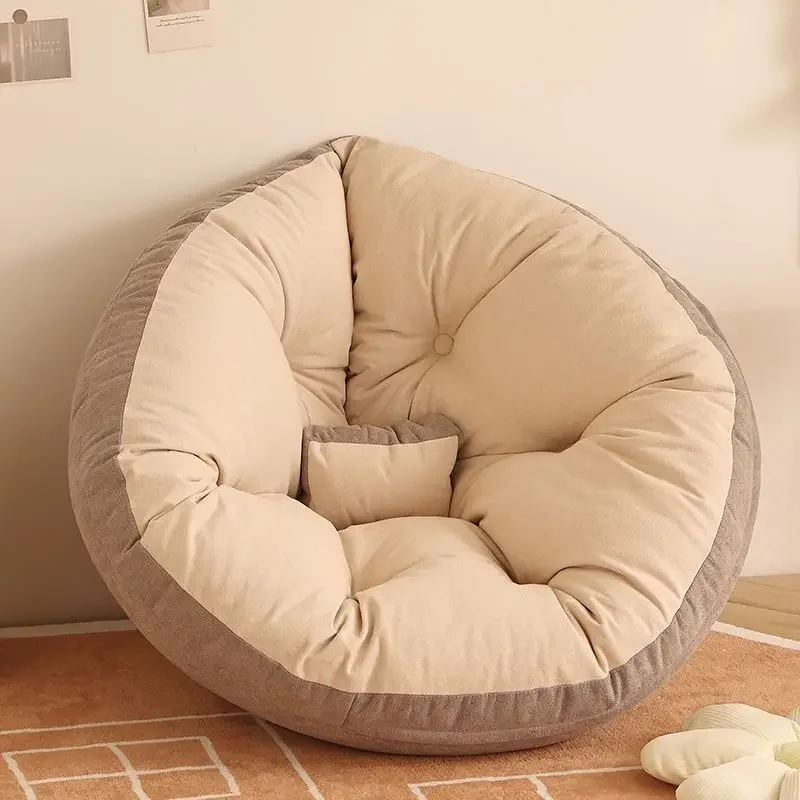 

Lazy Sofa Internet Celebrity Tatami on The Ground Floor Mat Bedroom Leisure Reclining Sitting Single Seat Cushion Bean Bag