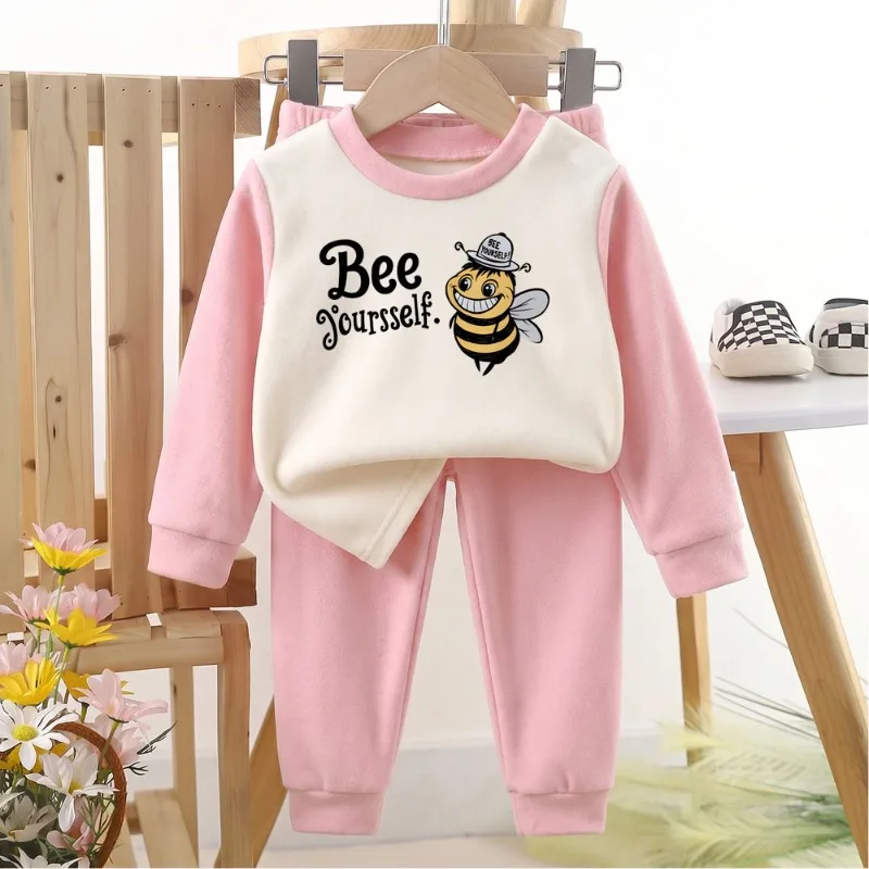2026 autumn  new children's pajamas, soft cloud texture velvet pajamas, antibacterial and non allergic,Naked Home Clothing