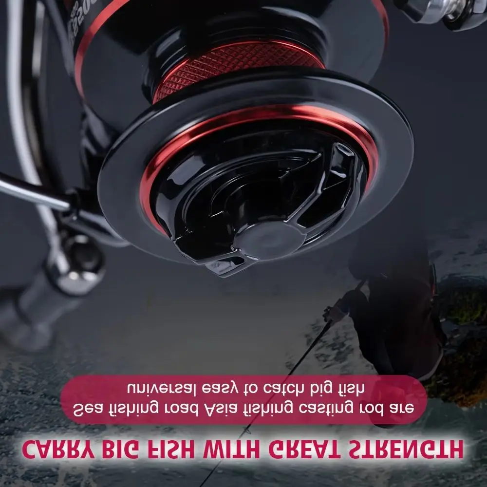 2000/3000/5000 Series FS Spinning Fishing Reel , Metal Handle, EVA Knob, Left/Right Interchangeable, Fishing Tackle