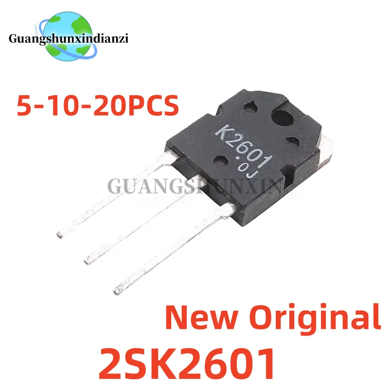 5-10-20PCS/Lot 2SK2601 K2601 TO-3P Imported Orginial 500V 10A MOS Field effect transistor Fast Shipping In Stock