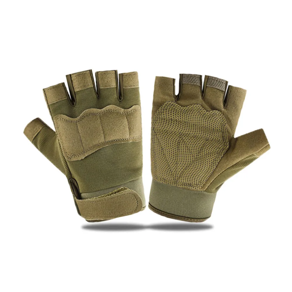 Tactical half-finger gloves special forces short finger gloves outdoor cycling sports training open-finger gloves