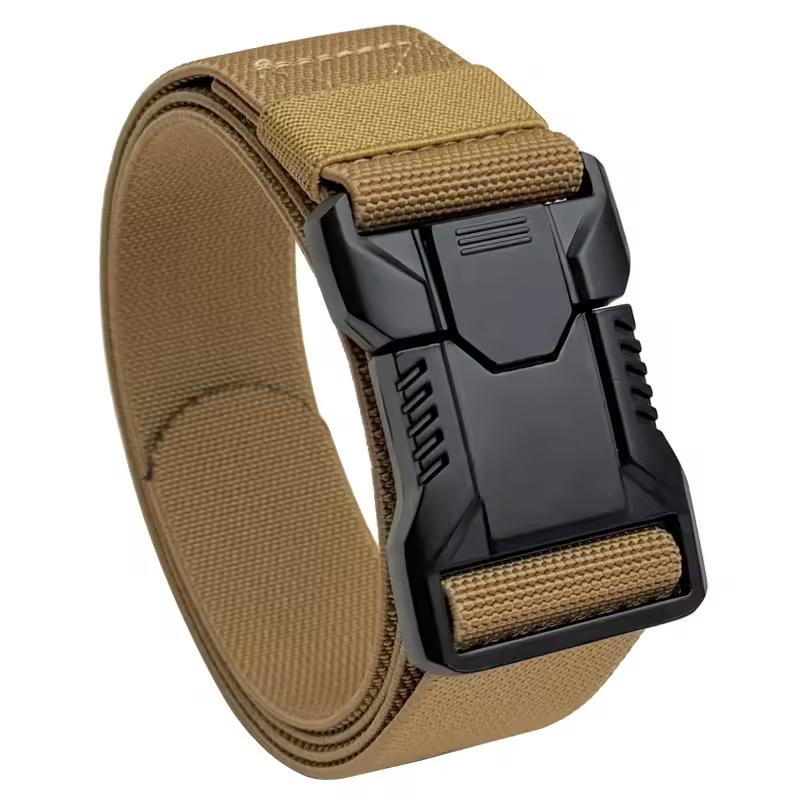 Red Ears Plastic buckle tactical belt men's multifunctional military fan canvas belt outdoor faux nylon training waist belt - Image 11