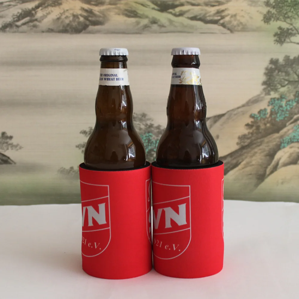 80pcs Stubby Holder Custom With Customer Logo Print Neoprene Beer Cooler Can Cooler For Wine Foods And Beer Bottle