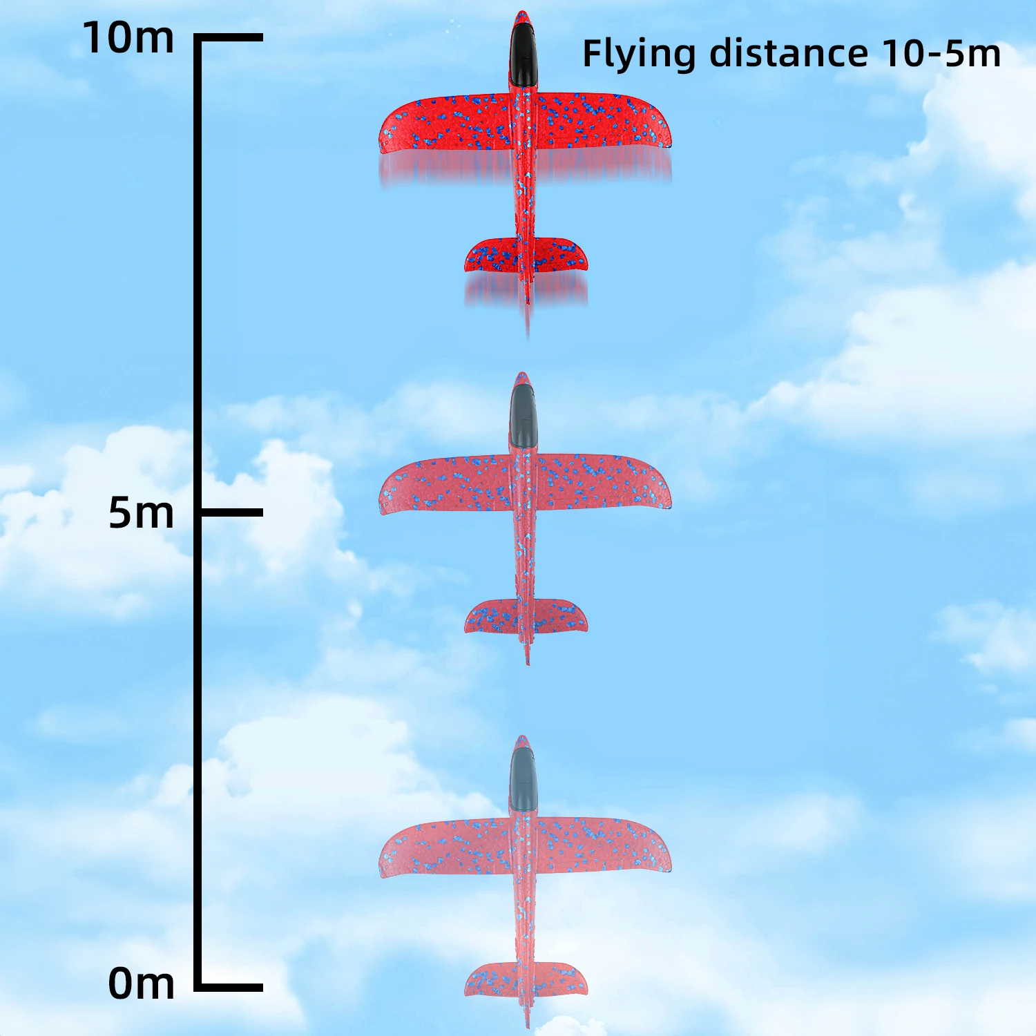 Schaumstoff-Auswurf, Flugzeugpistole, Kinderspielzeug, Segelflugzeug, Werfer, fliegendes Spielzeug im Freien