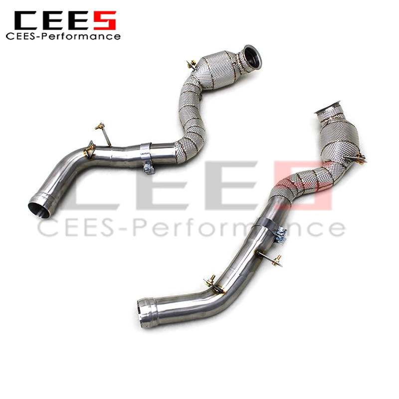 

CEES Catted Downpipe Exhaust for Mercedes-Benz AMG GT63 GT63S 4.0TT 2019+ Car Exhaust System Stainless Steel Exhaust Headers