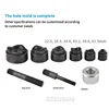 유압식 핸드 홀 펀처 도구, 마일드 시트 TPA-8, 직경 16.5-60.8mm(1/2 인치-2 인치), 홀 제작 도구 5