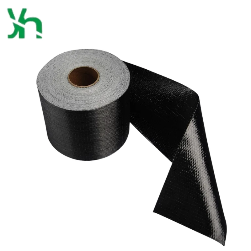 Tessuto unidirezionale in fibra di carbonio largo 20 cm 12K 300 g - Riparazione e rinforzo del difetto di corrosione del serbatoio di stoccaggio di grandi dimensioni