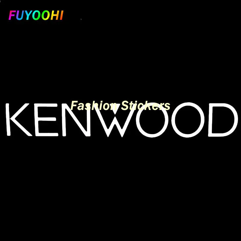 FUYOOHI Stickers Kenwood Logo Decals Vinyl Car Stickers Laptop Campervan Waterproof Motorcycle Helmet Sunscreen Funny Decoration