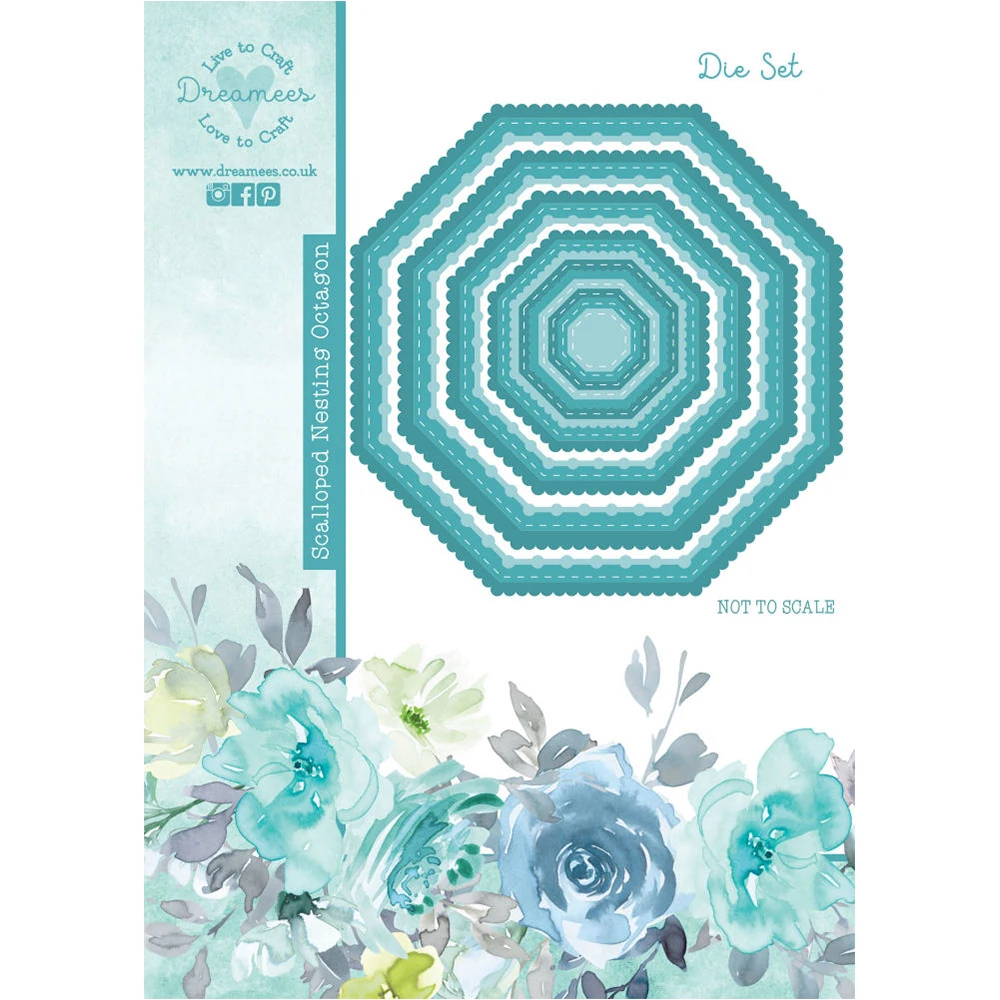 July 2026 New Dreamees Vintage Floral Border Dies & Xmas Sentiment Stamp Metal Cutting Dies DIY Handmade Photo Album Scrapbook image 3