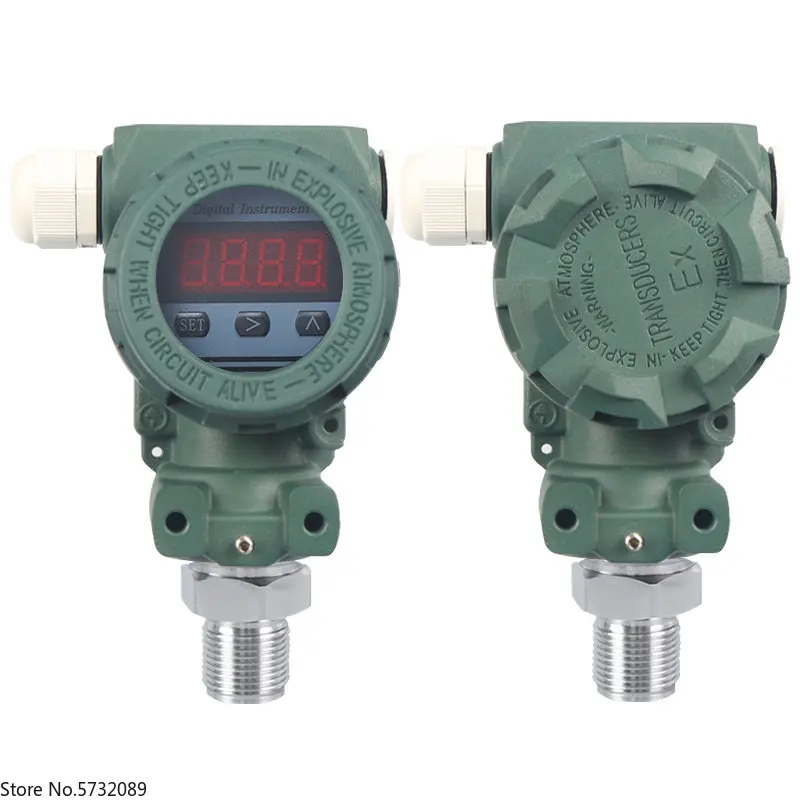 LED 2088 Hammer Type Intelligent Digital Display Pressure Transmitter 4-20mA Diffusion Silicon   YB-2088