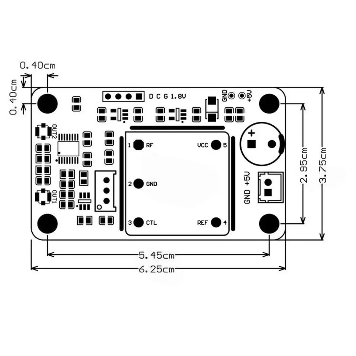 Dual-Output OCXO Crystal Oscillator Clock Board 10MHz to 25MHz Frequency Constant-Temperature for Timekeeping 10 HZ