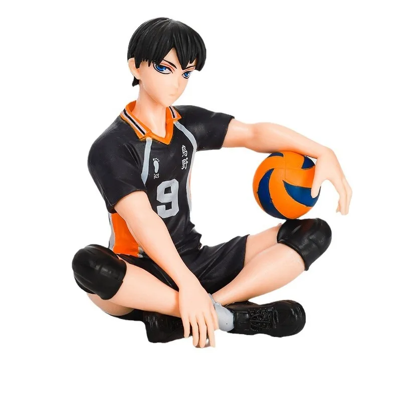 11cm Bandai Volleyball Anime New Product Instant Noodles Hinata Shouyou Decoration Kageyama Tobio Desktop Doll Toys Decoration