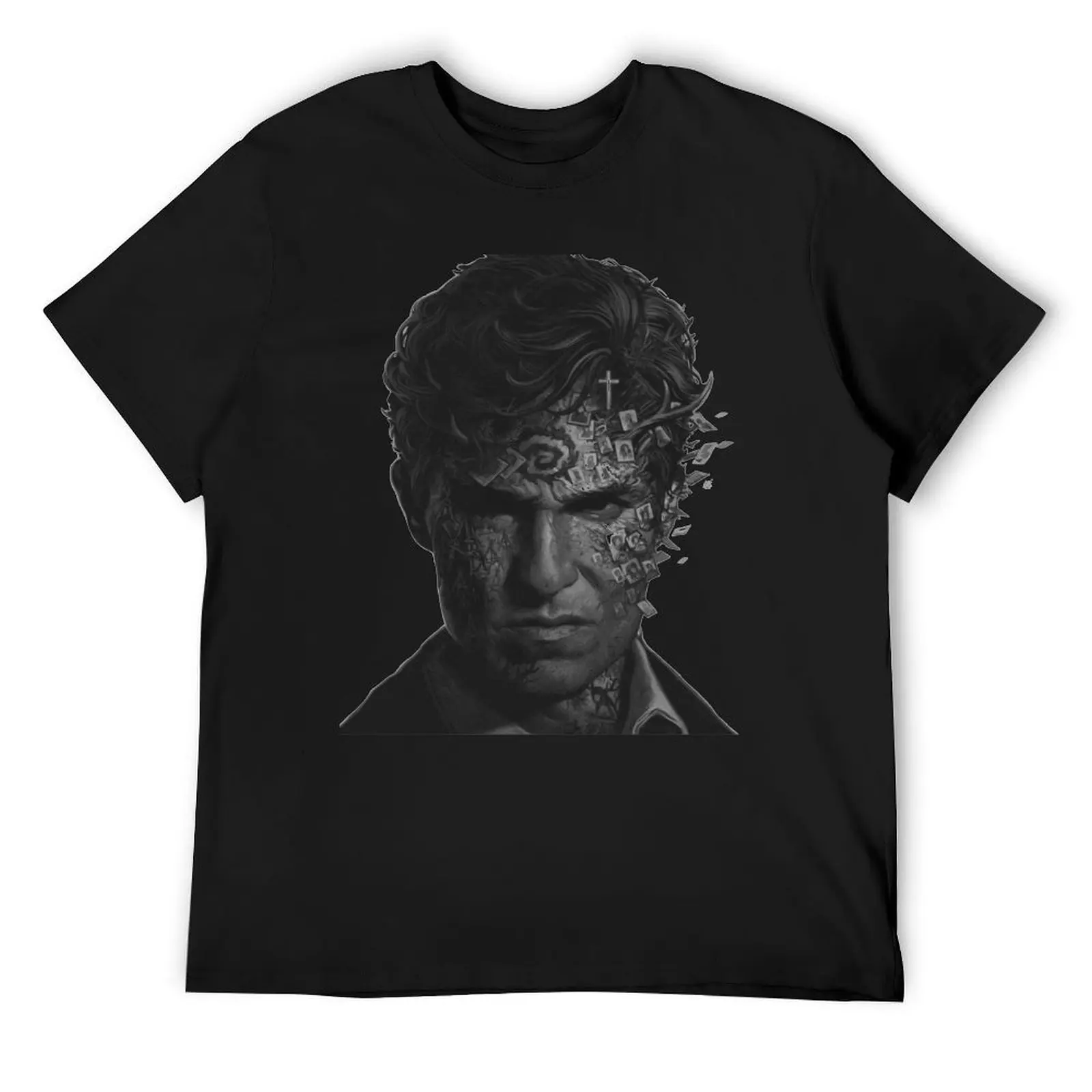 

True Detective-Rustin Cohle T-Shirt affliction shirts graphic shirts T-shirts man mens tall t shirts
