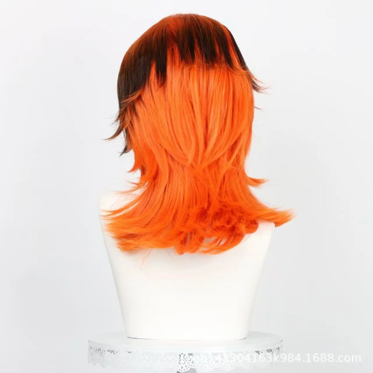 วิกผมคอสเพลย์นิค ไวลด์ ตัวละครจากอนิเมะ Zoo Police ทรงผมสั้นสีส้ม พร้อมหูและหางสุนัขจิ้งจอก สำหรับผู้ชายและผู้หญิง อุปกรณ์เสริมสำหรับงานปาร์ตี้ฮาโลวีน