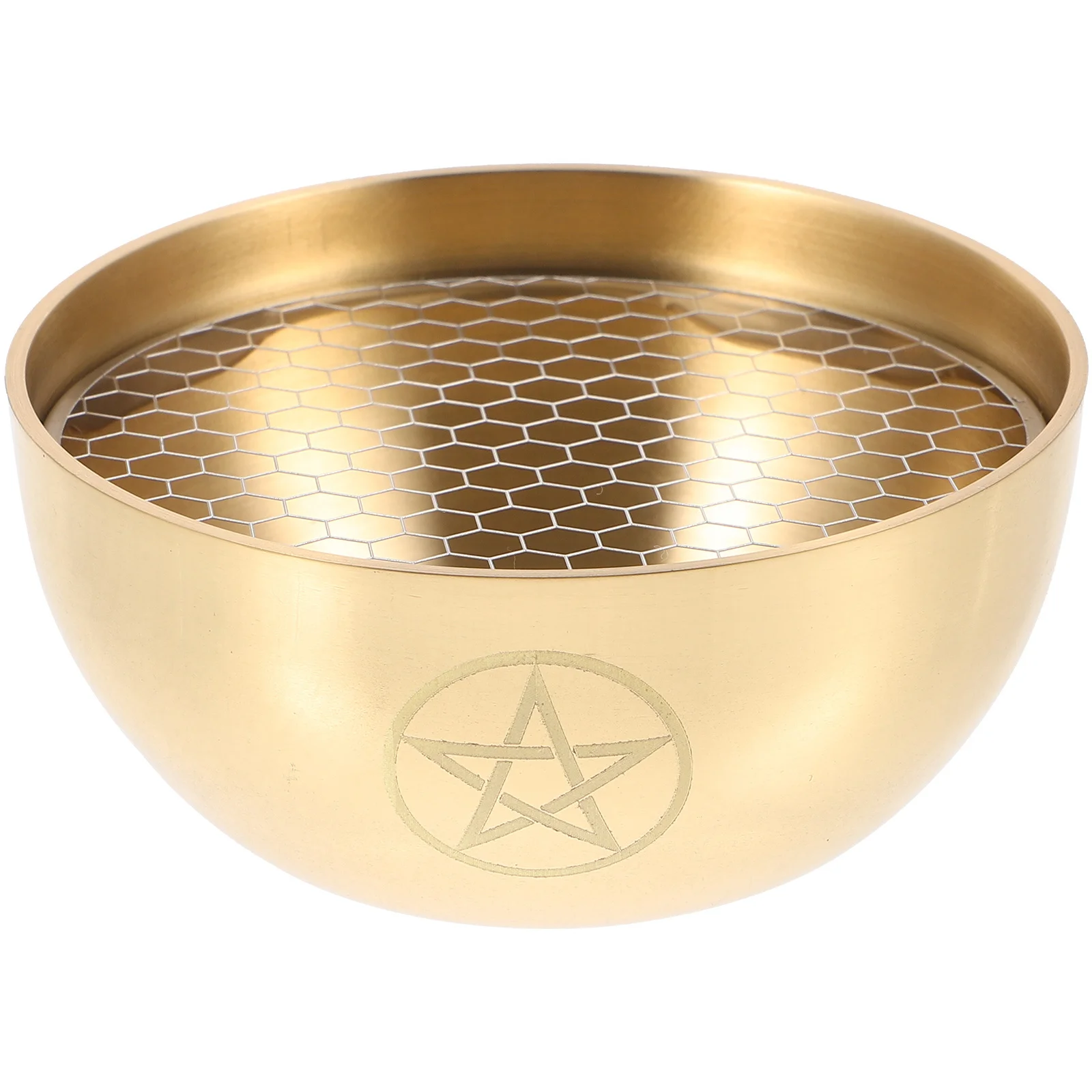 

1 Set Of Brass Offering Bowl For Worship Sacrifice Rituals Religious Altar Decoration Halloween Party Prop Memorial Ornament